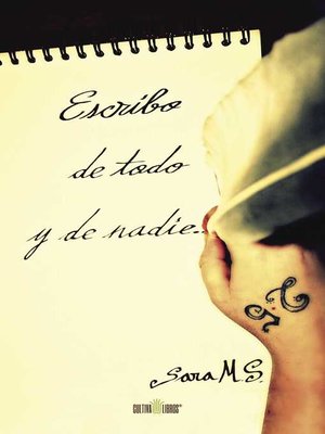 cover image of Escribo de Todo y de Nadie